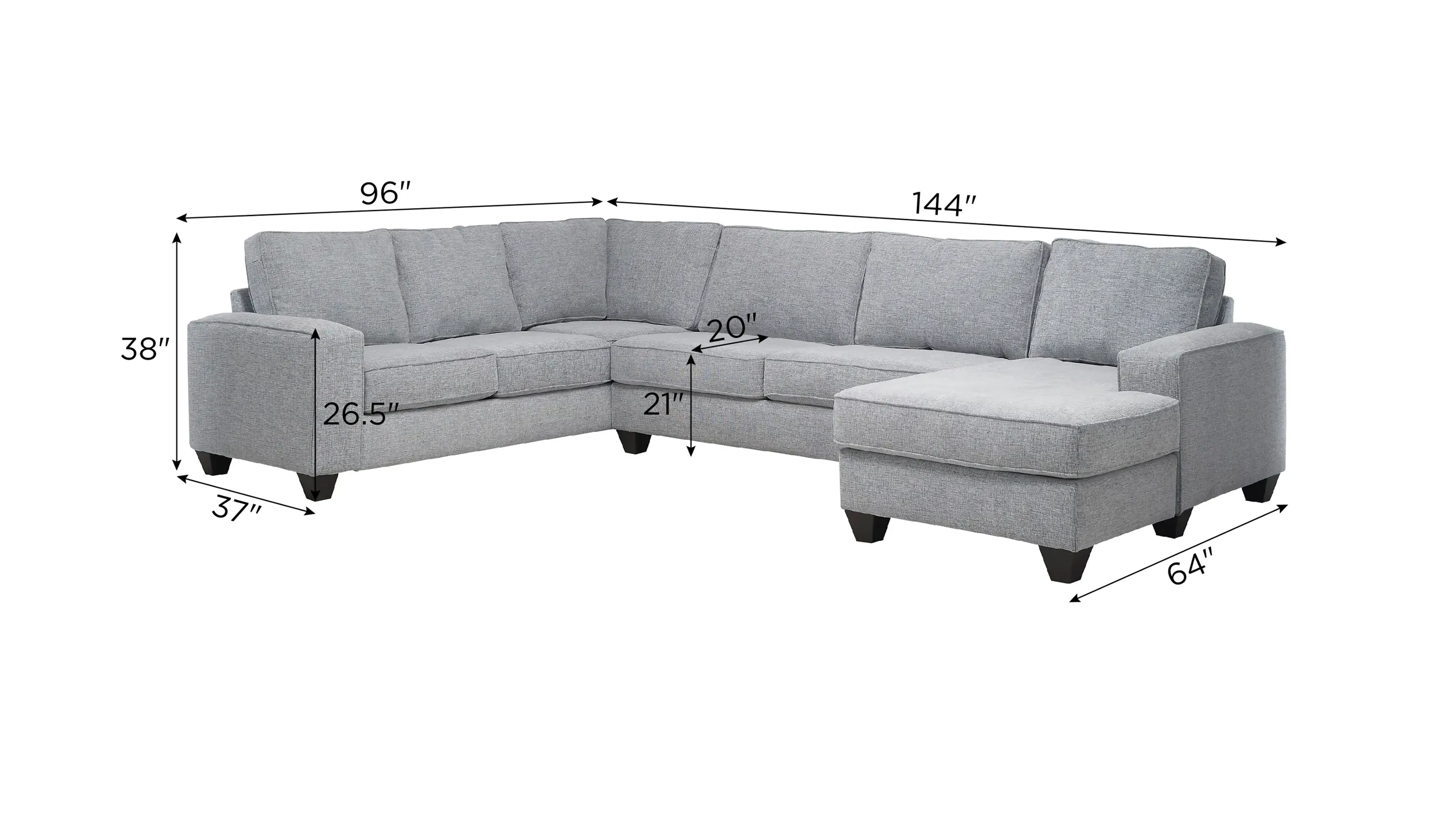 Alston 3-pc. Sectional | Raymour & Flanigan