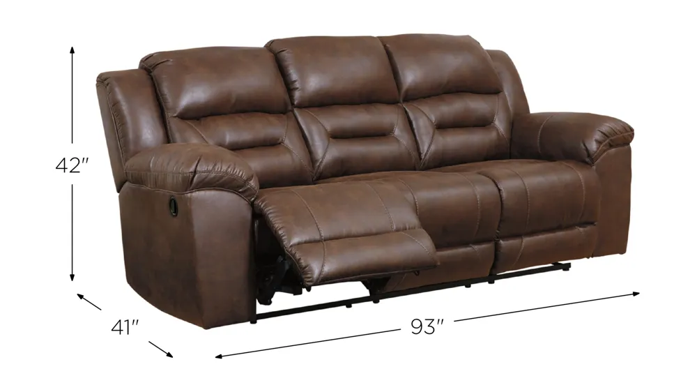 Stoneland Reclining Sofa Dimensions