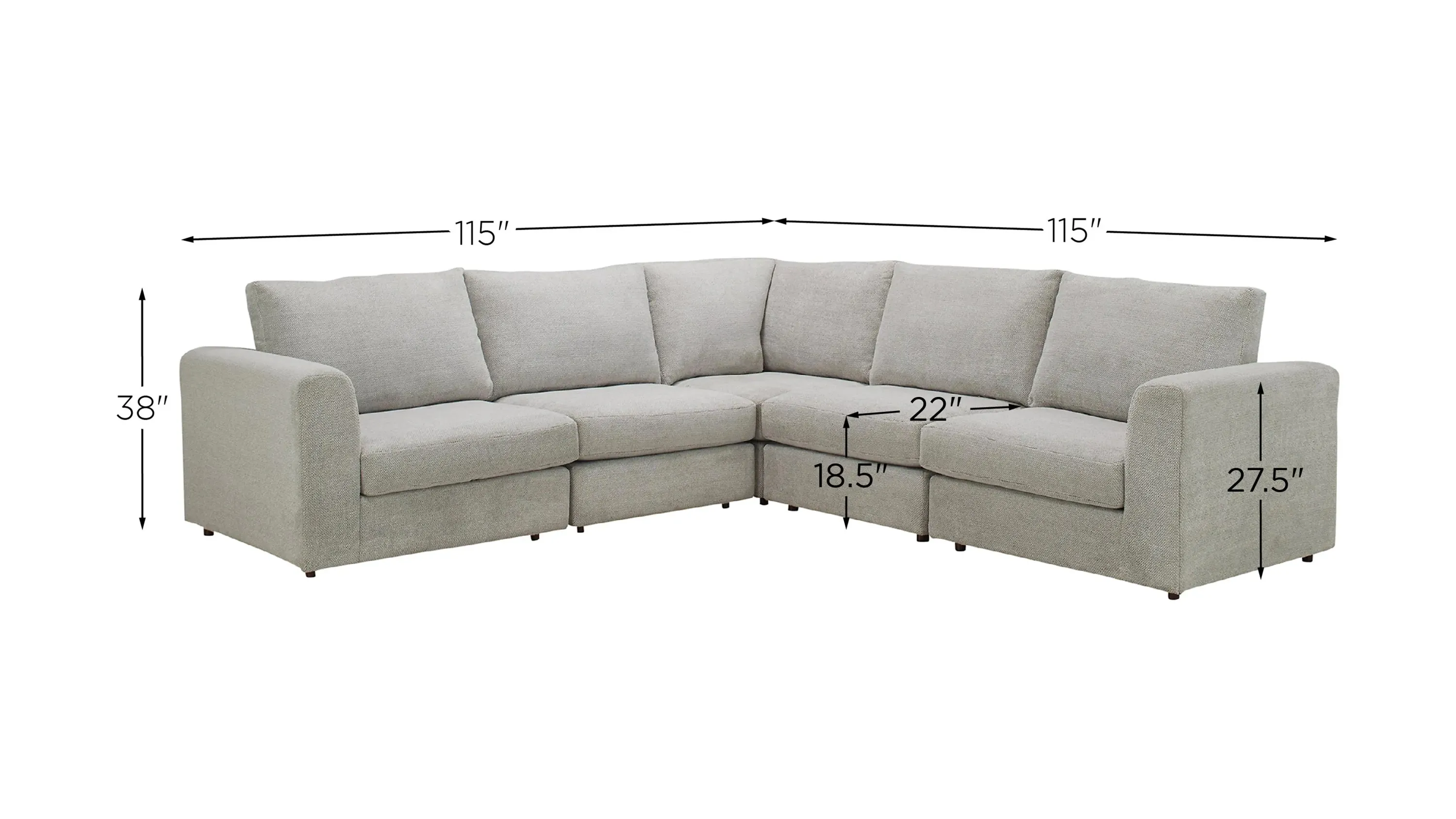 Infinity 6-pc. Modular Sectional | Raymour & Flanigan