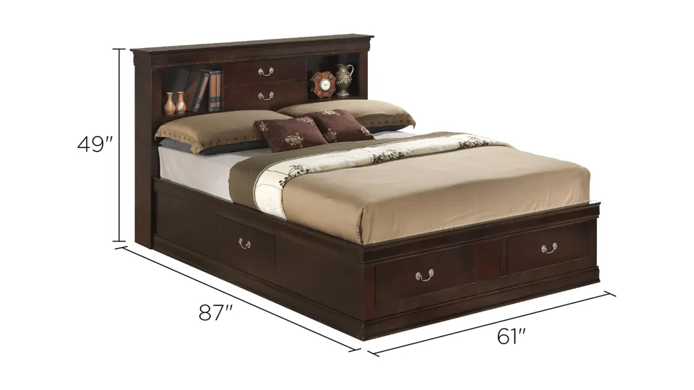 Rossie Captains Storage Bed Dimensions