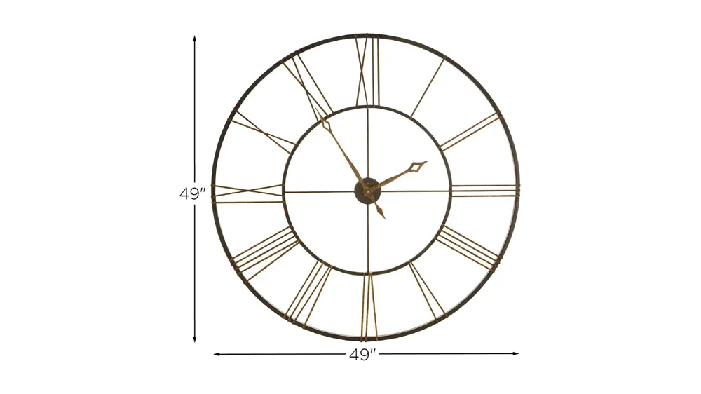Cotter Round Wall Clock Dimensions