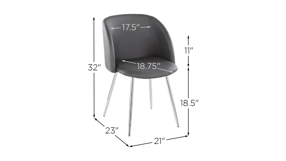 Fran Chairs - Set of 2 Dimensions
