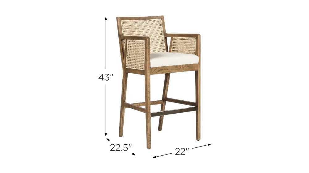 Belfast Barstool Dimensions