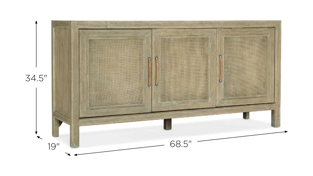 Surfrider Small Media Console Dimensions