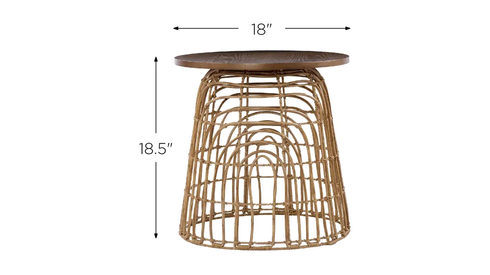 Brighouse Round Accent Table Dimensions