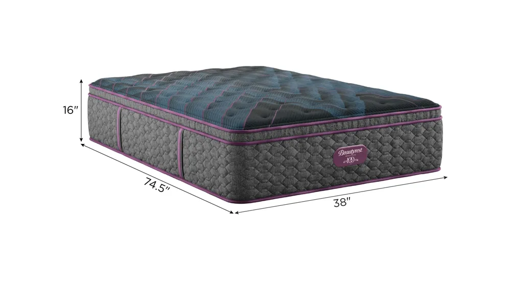 Beautyrest World Class Level Three Plush Pillow Top Mattress Dimensions