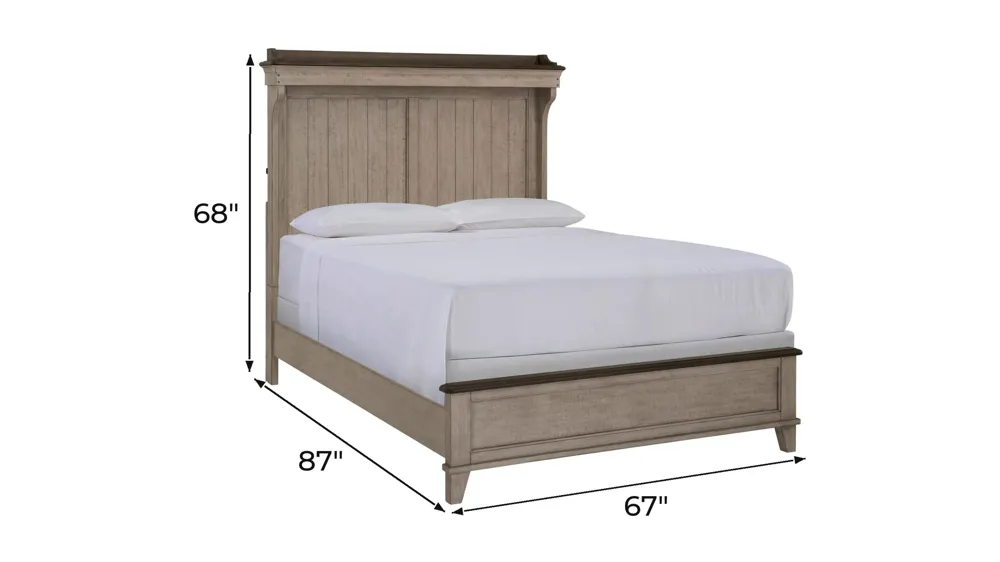 Campbell Mantel Panel Bed Dimensions