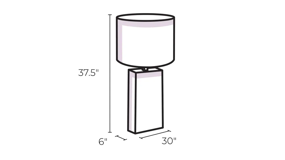 Eternity Desk Lamp Dimensions