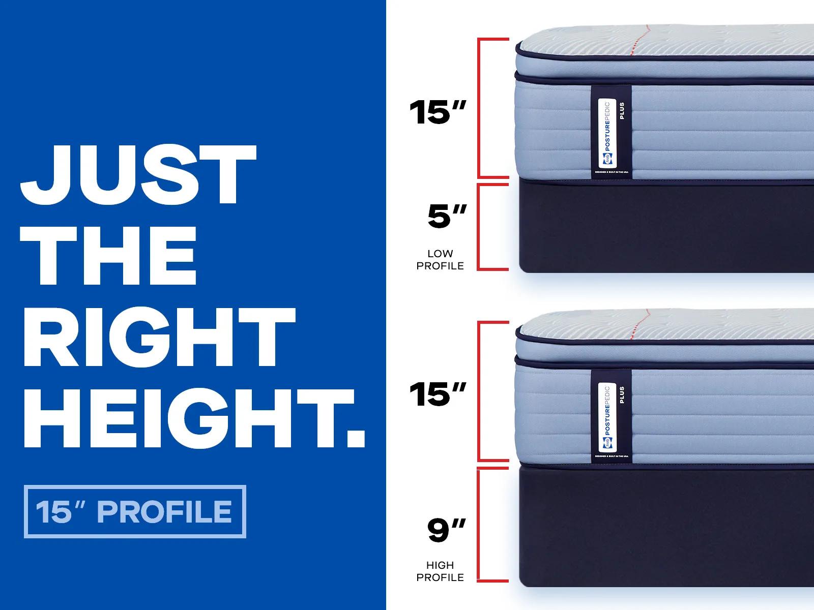 Sealy Posturepedic Plus London Grove Firm Euro Pillowtop Mattress