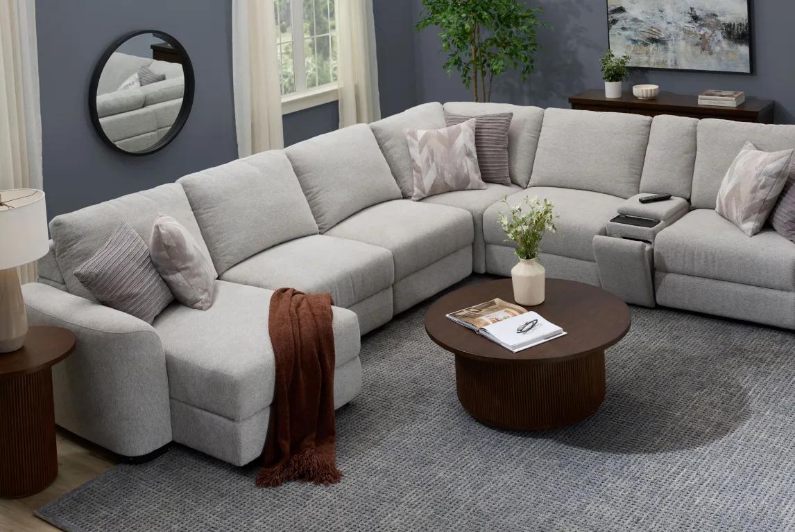 Duncan 7-pc. Power Sectional | Raymour & Flanigan