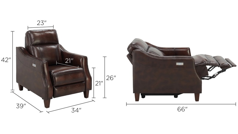 Thomas Power Recliner with Power Headrest Raymour Flanigan
