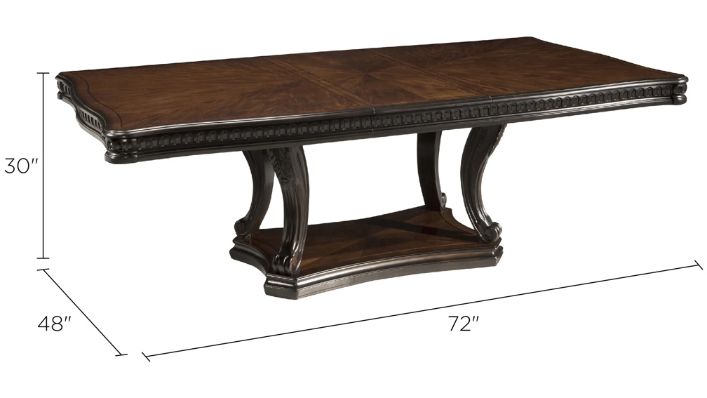 Bradford poplar solid clearance wood dining table