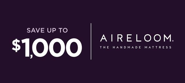 Save up to $1000 on Aireloom mattress sets | In-Store