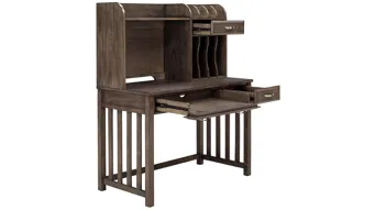 Linbrooke 2-pc. Writing Desk And Hutch Brown/Gray Product\_Image\_Carousel