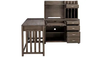 Linbrooke 4-pc. Desk W/ Hutch Brown/Gray Product\_Image\_Carousel