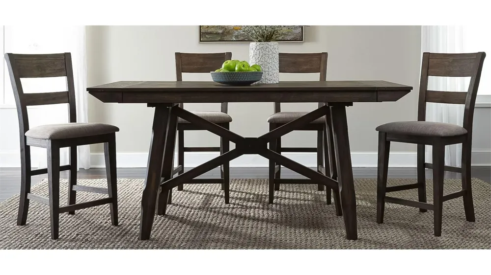 Double Bridge 5-pc. Counter Height Dining Set