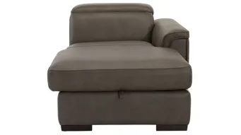 Orion Right Arm Facing Storage Chaise w/Speaker Headrest | Raymour