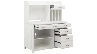 Linbrooke 2-pc. Credenza And Hutch White Product\_Image\_Carousel