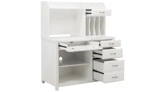 Linbrooke 2-pc. Credenza And Hutch White Product\_Image\_Carousel