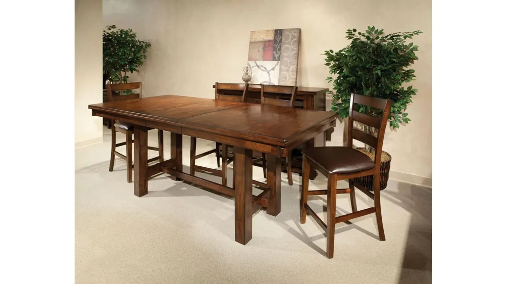 Kona 6-pc. Trestle Counter Set with Bench