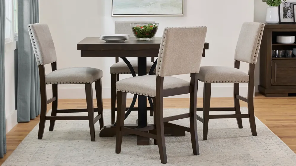 Halloway 5-pc. Counter-Height Dining Set
