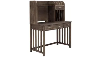 Linbrooke 2-pc. Writing Desk And Hutch Brown/Gray Product\_Image\_Carousel