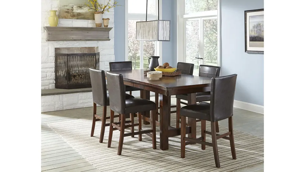 Kona Trestle 7-pc. Counter Height Dining Set