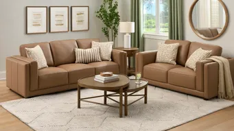 Marni Leather Living Room Set | Raymour & Flanigan