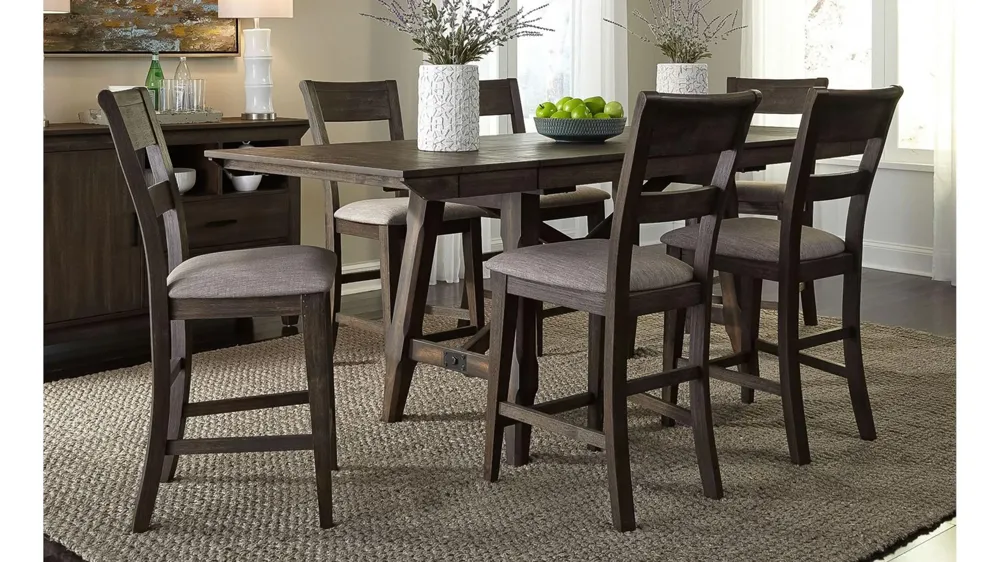 Double Bridge 7-pc. Counter Height Dining Set