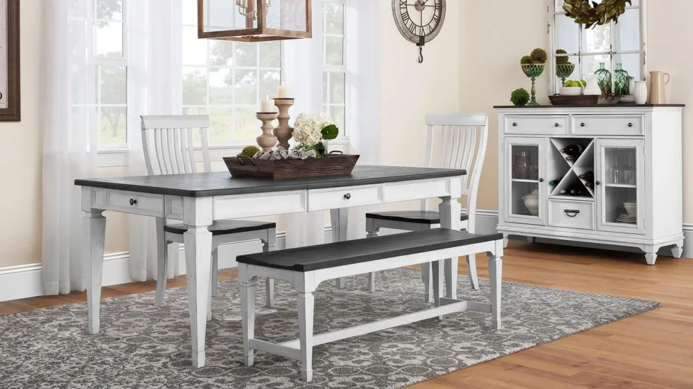 Shelby 4-pc. Dining Set w/Bench