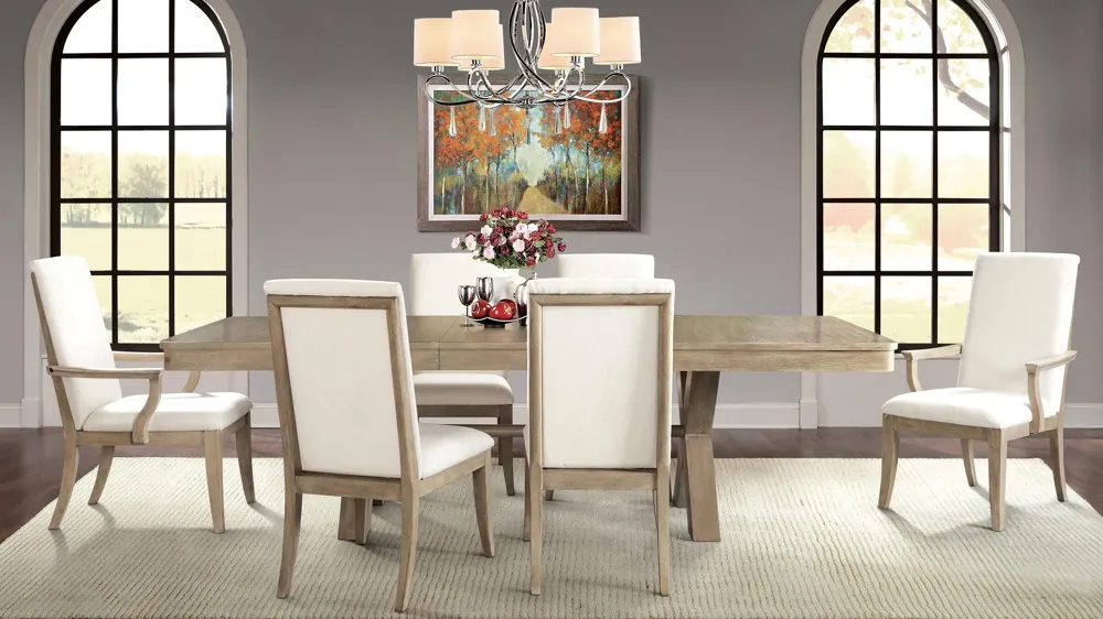 Torrin 7-pc. Dining Set w/ Upholstered Chairs