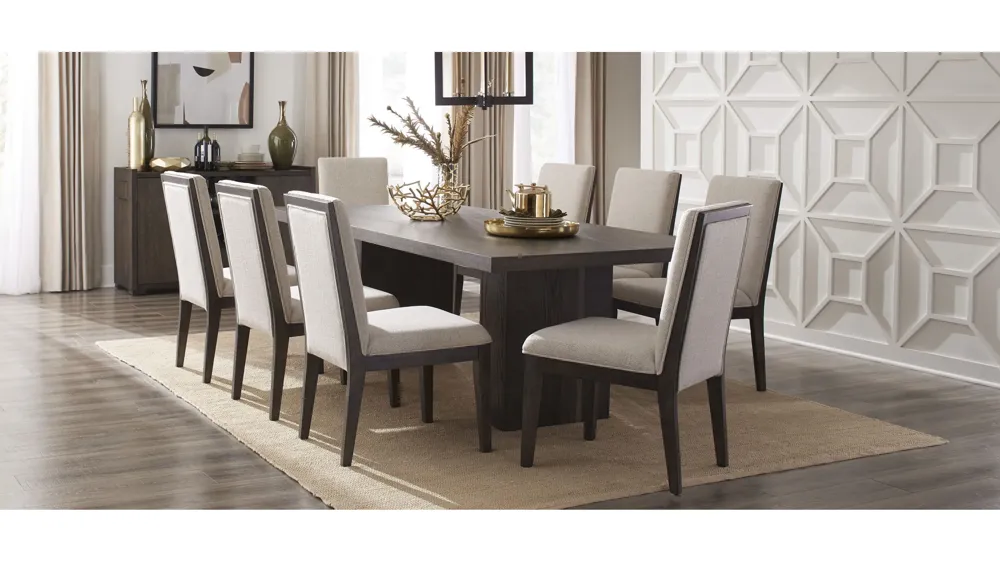 Beckett Pedestal Dining Table & Chairs