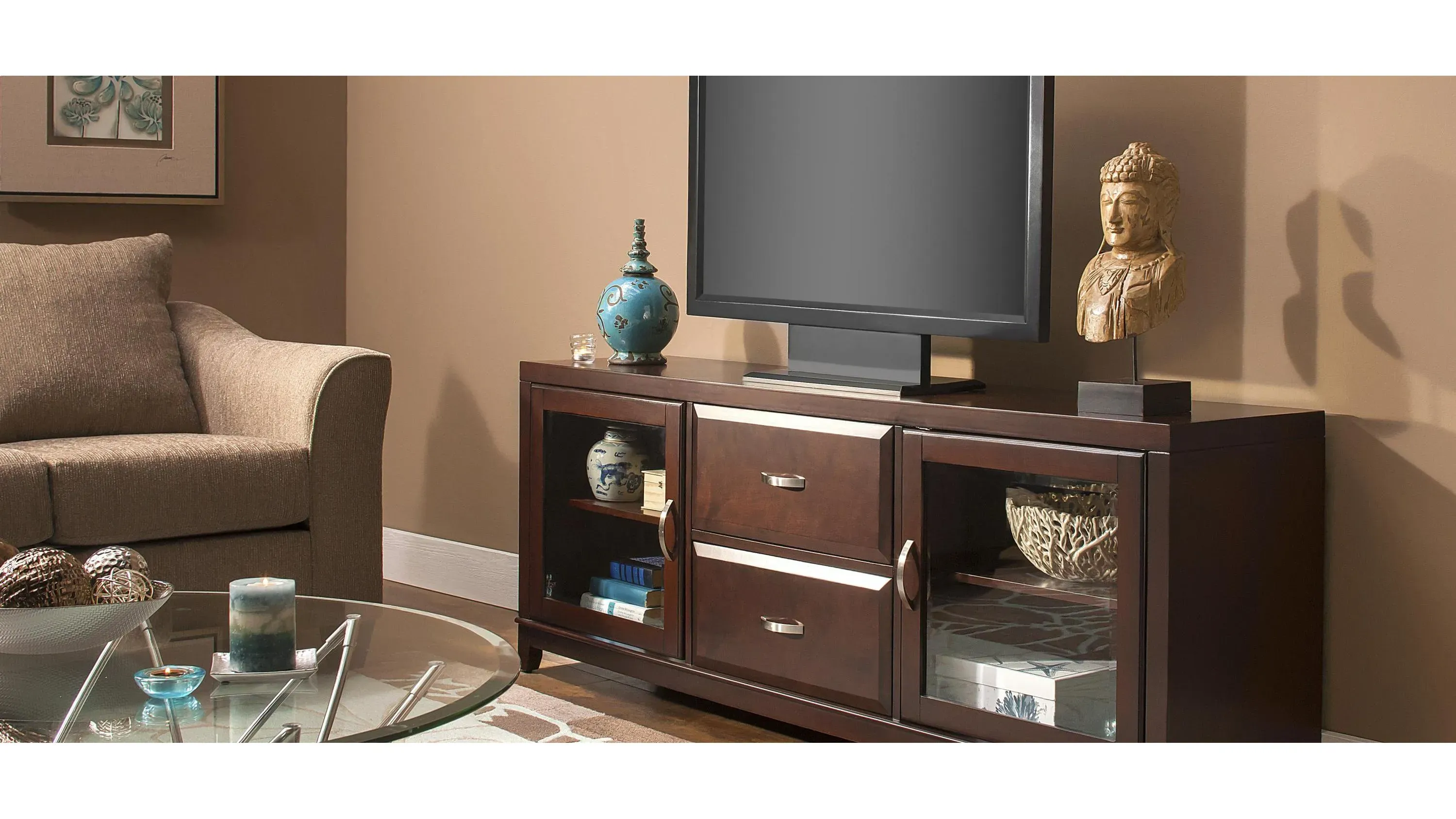 GMGN227○Kian Furniture / キアン Rumble sto Karina 4-pc. Sofa Console Table W/ 3 Stools | Raymour & Flanigan