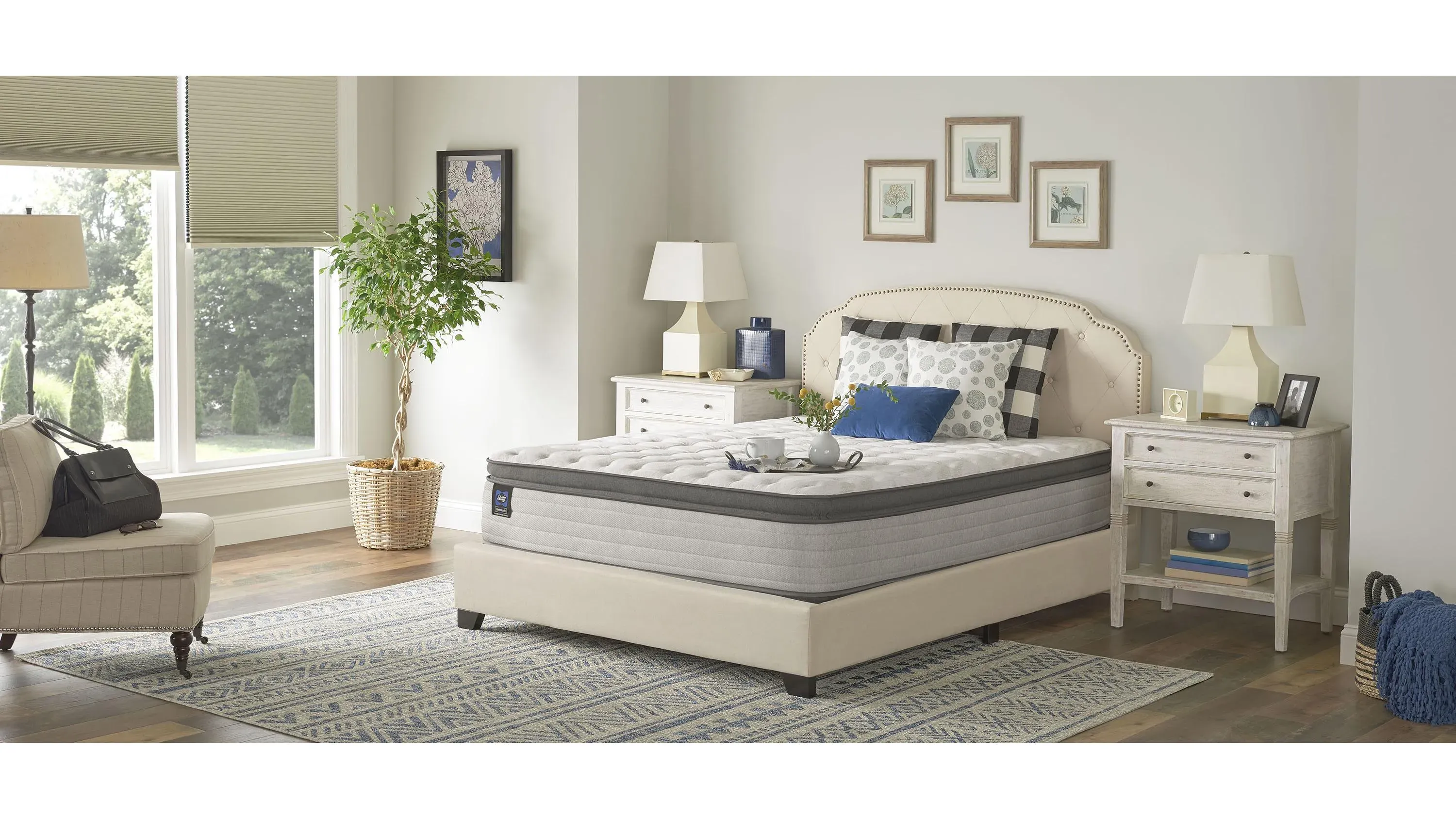 Sealy Posturepedic Spring Bloom Soft Euro Pillowtop