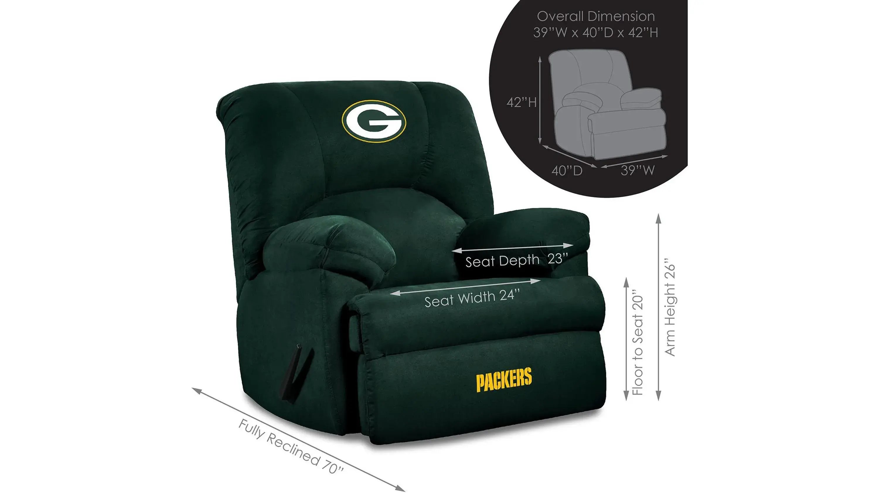 Imperial International NFL Rocker Recliner - Thumbnail 3