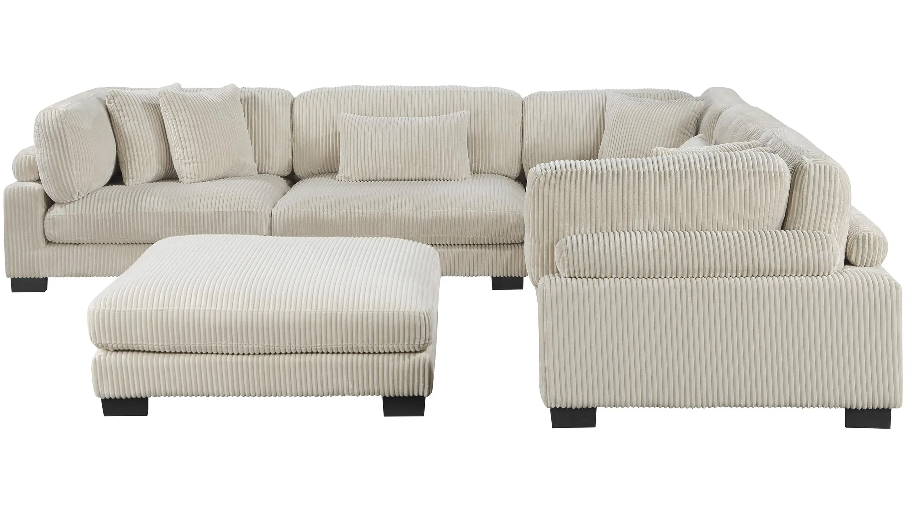 Maverick 5-pc. Sectional w/ Cocktail Ottoman