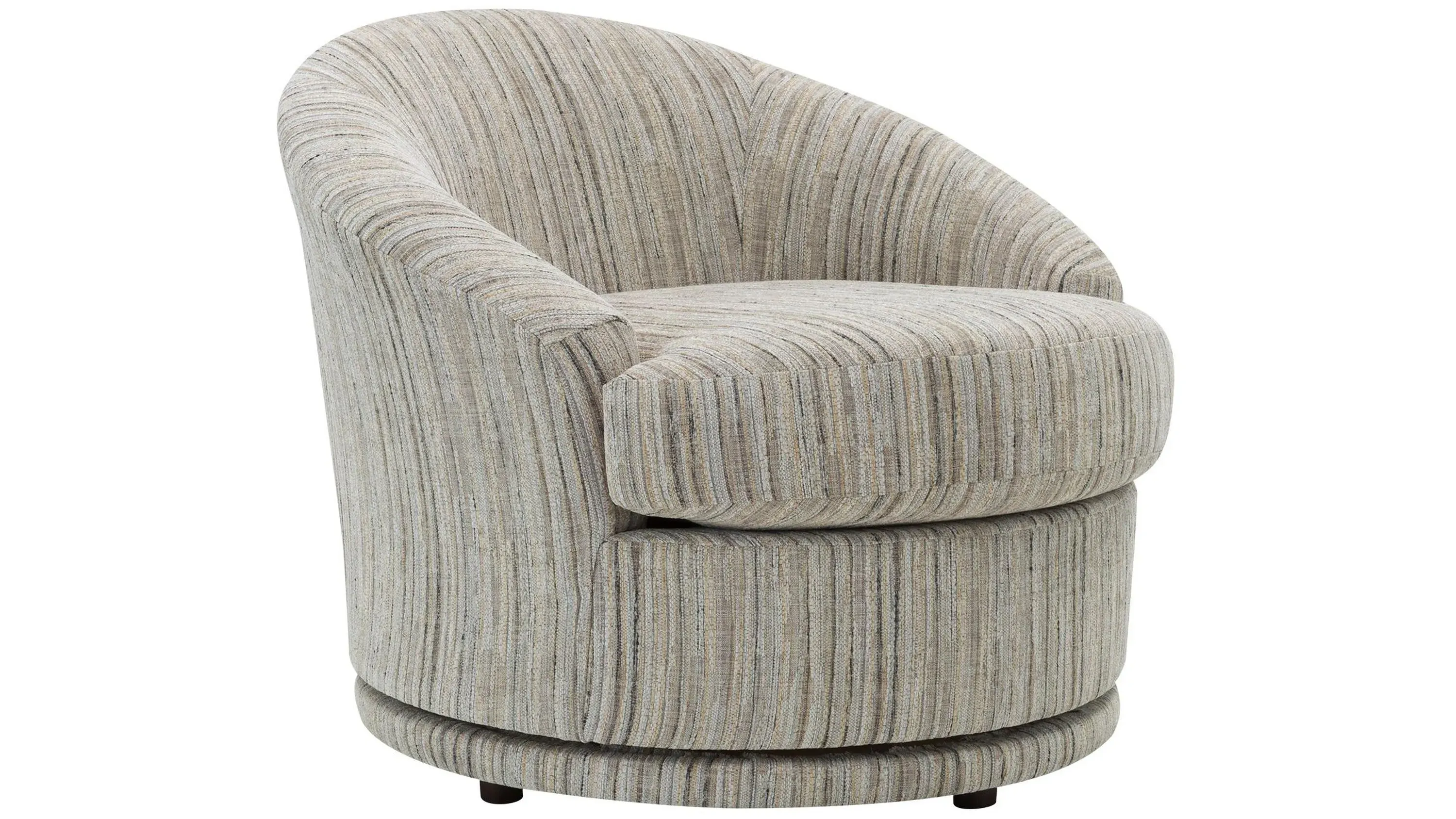 Sofia Gray Swivel Accent Chair - Contemporary Comfort