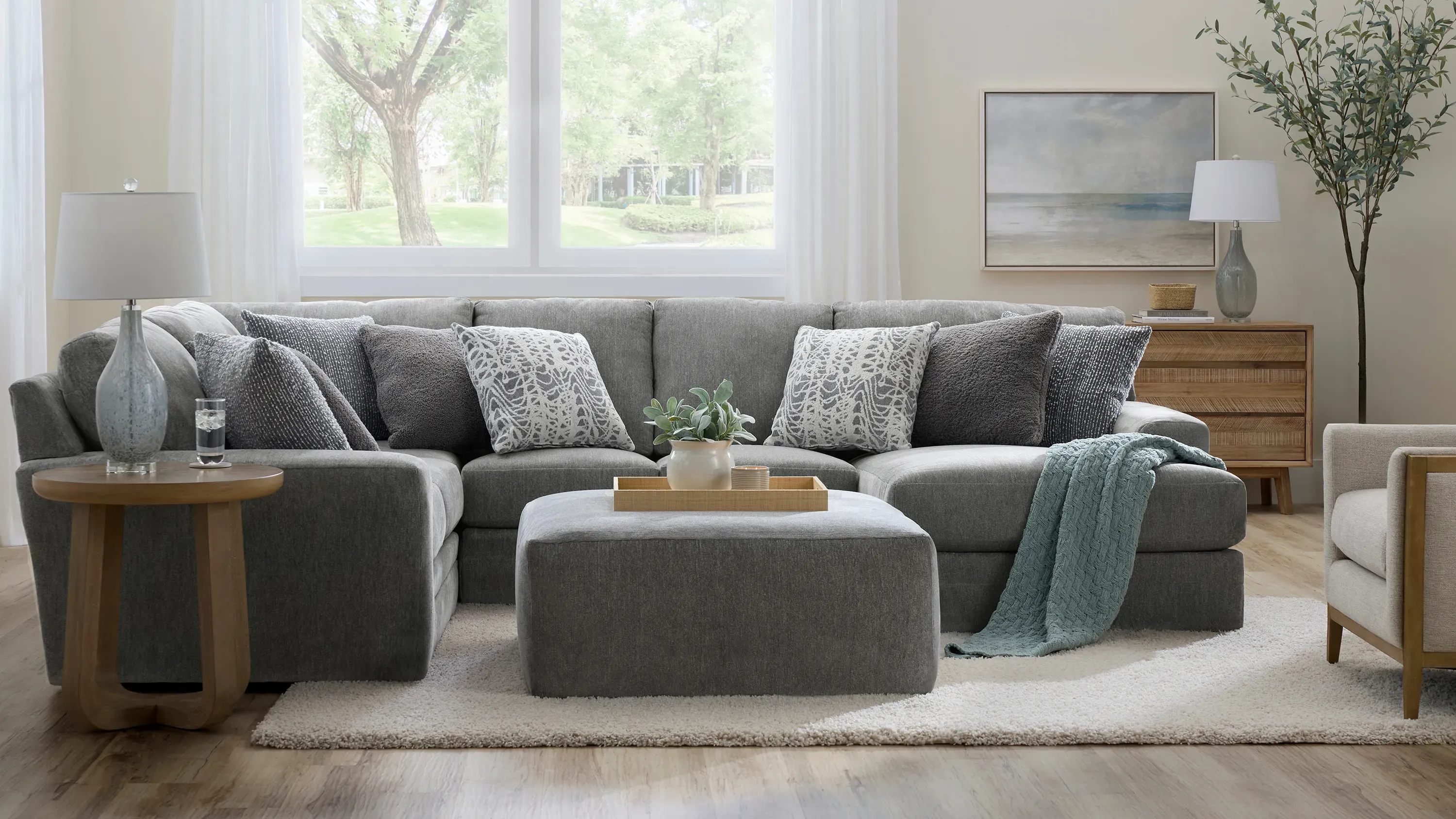 Kristoff 4-pc. Sectional | Raymour & Flanigan