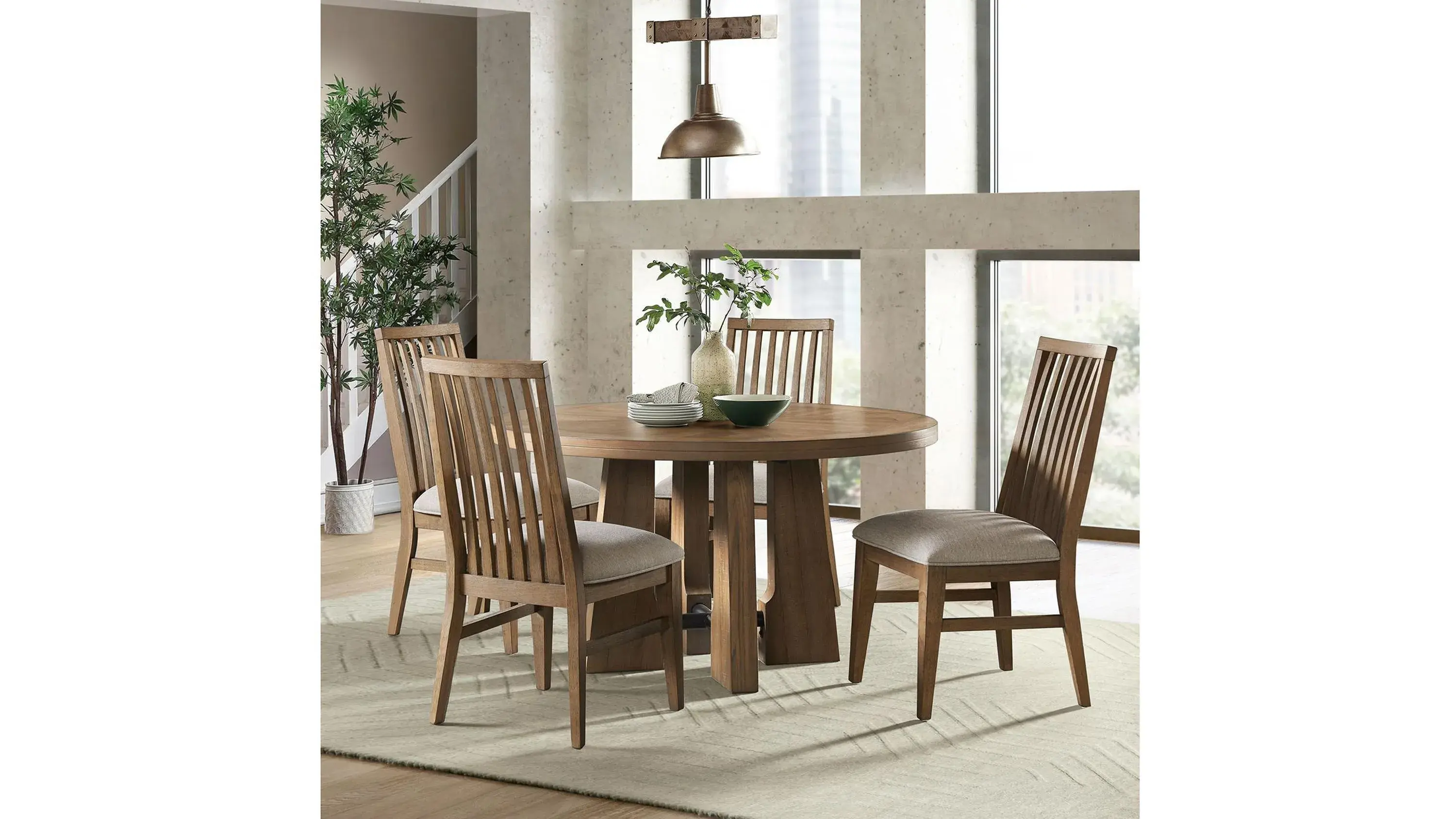 Landmark Slat Back Side Chair - Thumbnail 5