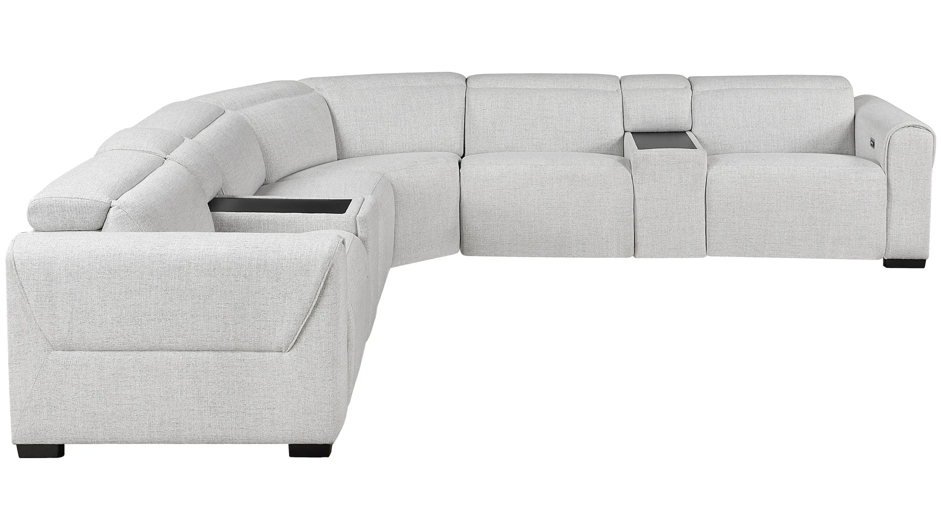 Zennia 7-pc. Modular Power Reclining Sectional | Raymour & Flanigan