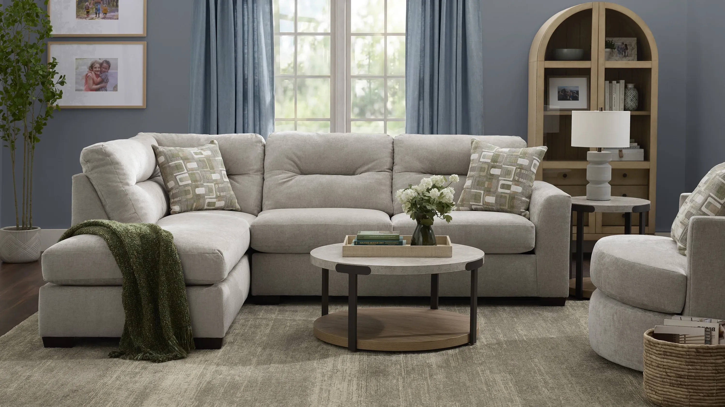 Oliver 2-pc. Sectional | Raymour & Flanigan