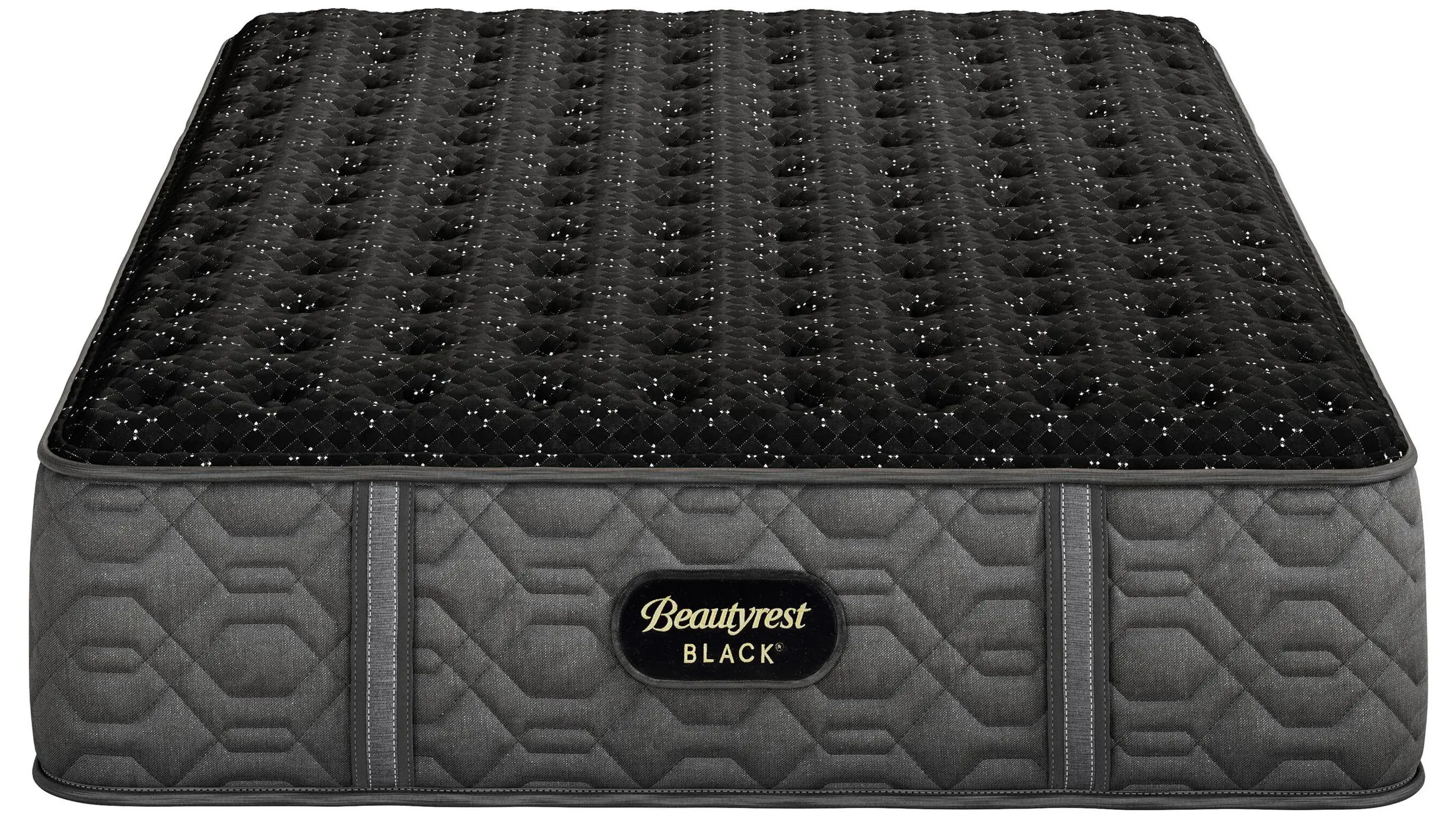 Beautyrest Black Series Three Extra Firm Queen Mattress Set, Low Profile - Thumbnail 3