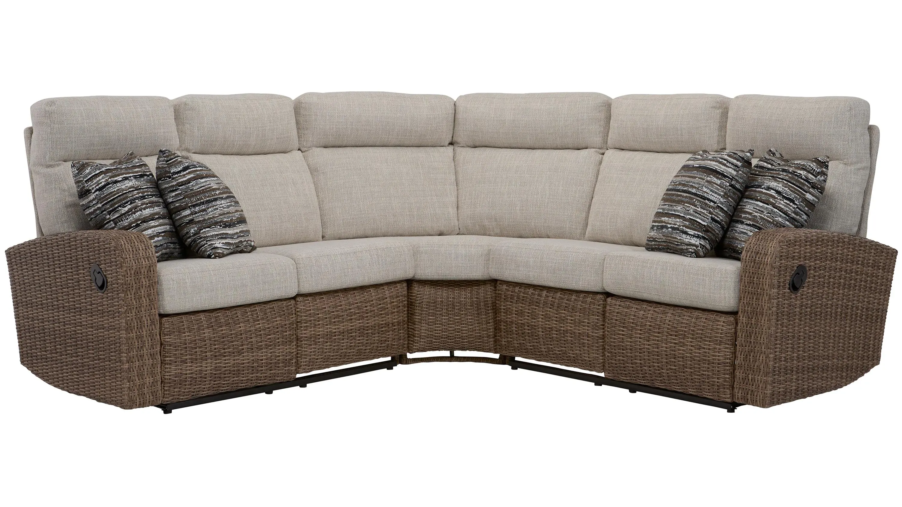 Takumi 3-pc. Outdoor Reclining Sectional | Raymour & Flanigan