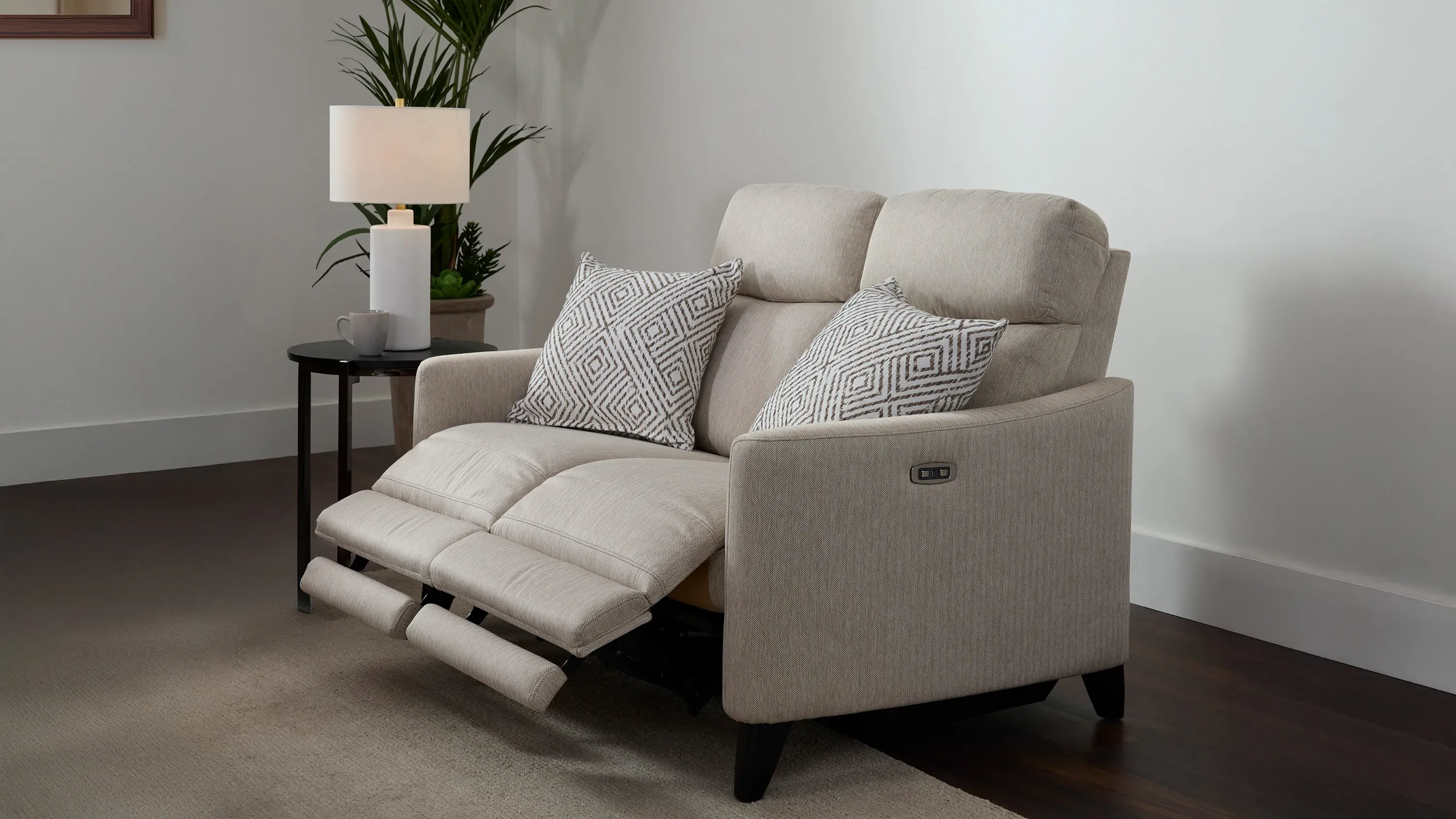 Adrienne Power Loveseat | Raymour & Flanigan