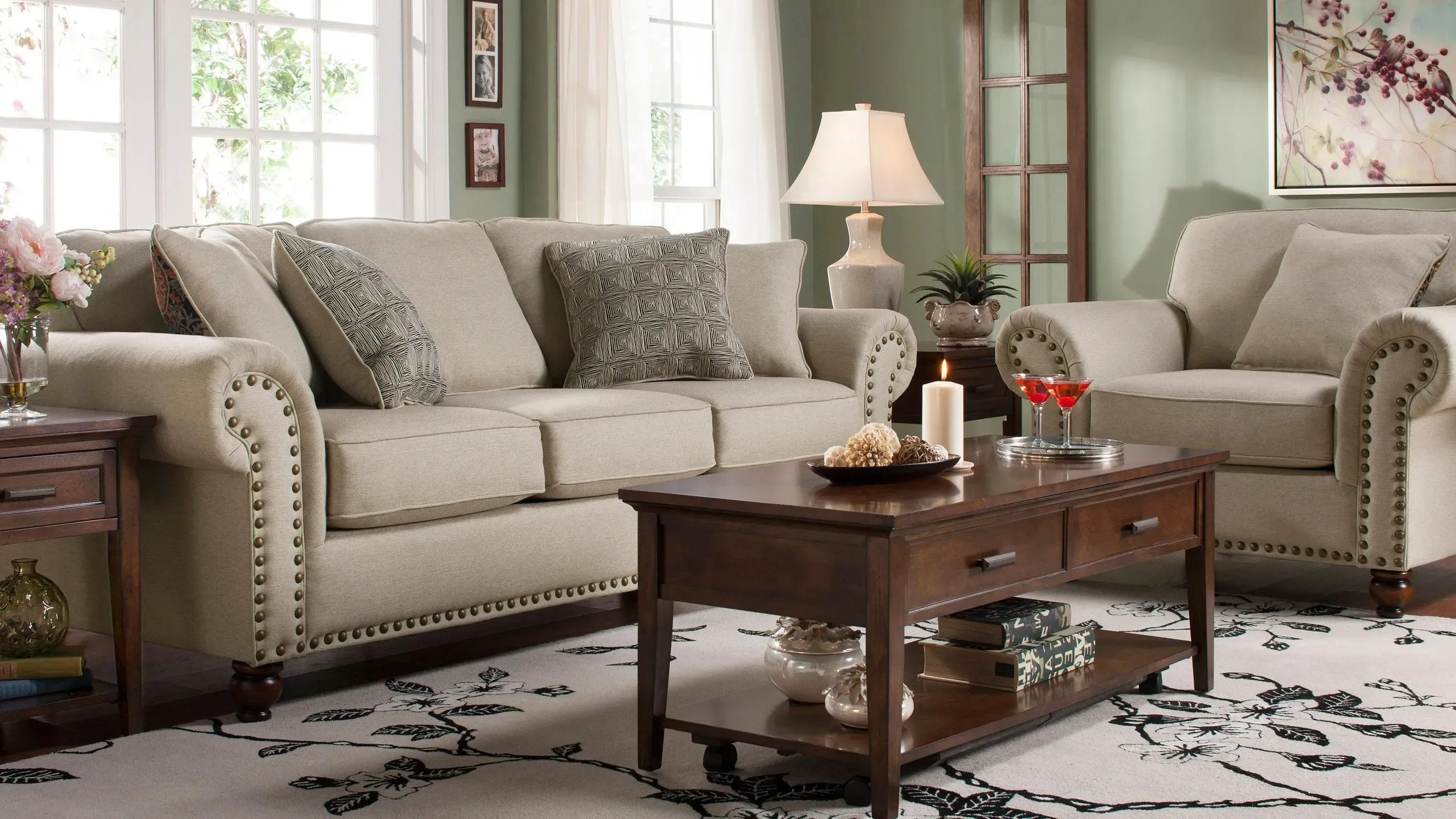 Corliss Living Room Set | Raymour & Flanigan