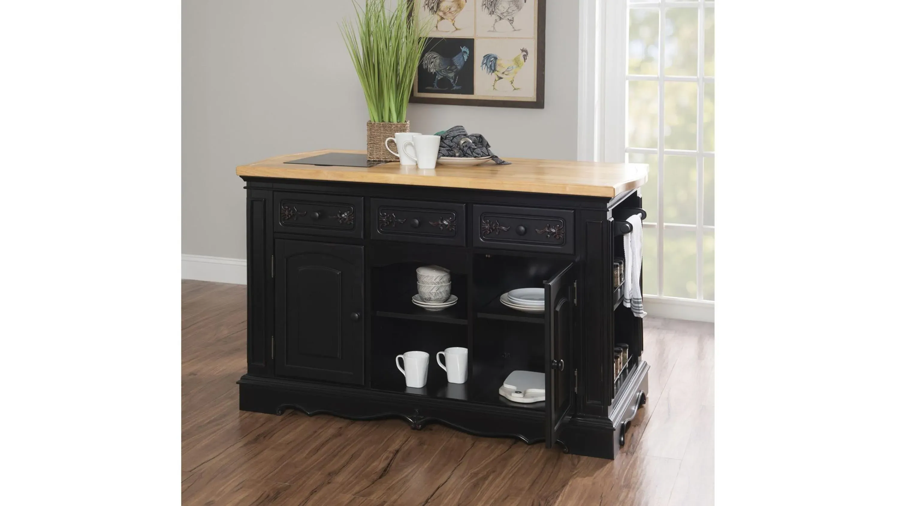 Pennfield Kitchen Island | Raymour & Flanigan