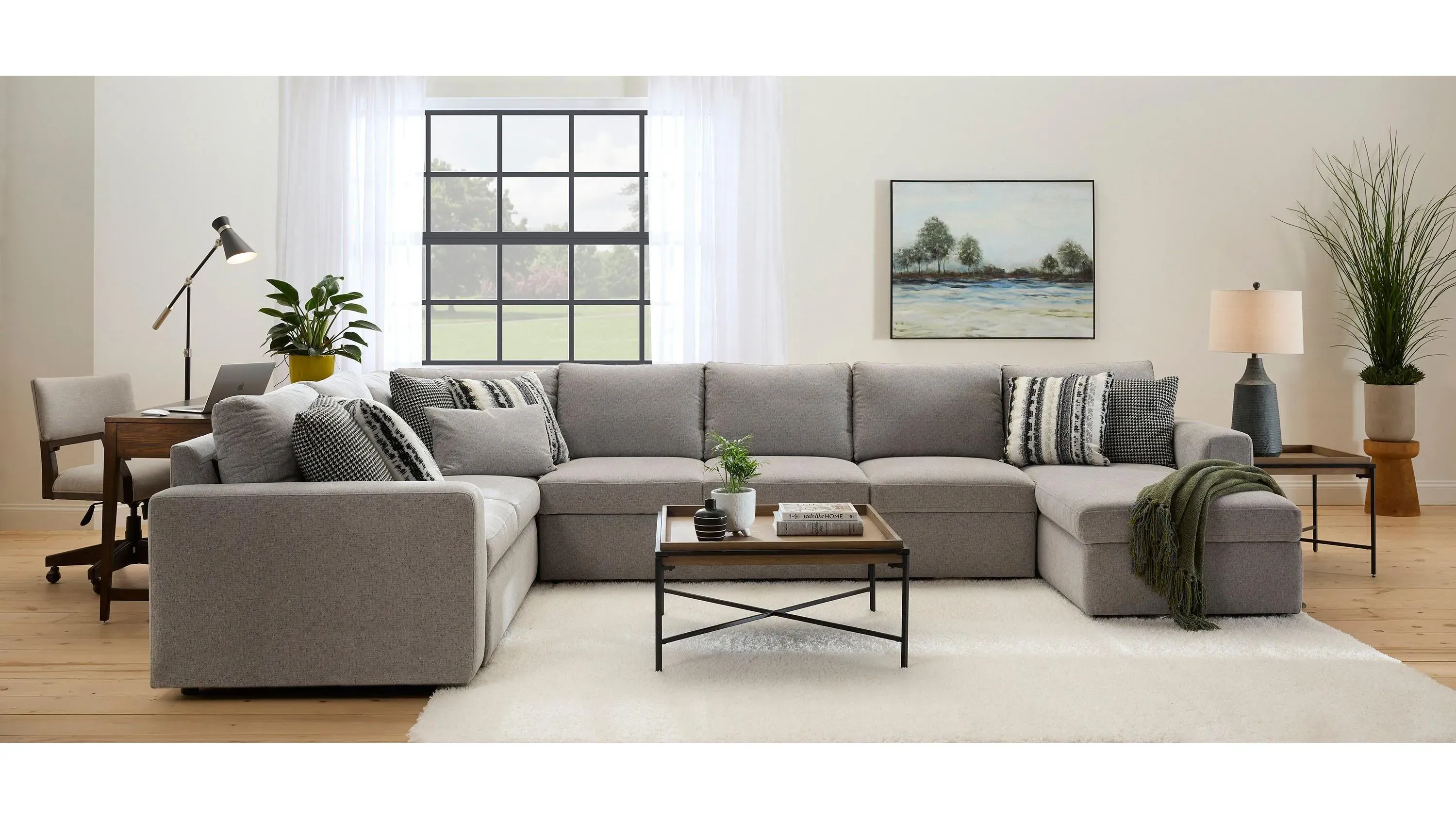 Barry 5-pc. Sectional w/ Pop-Up Sleeper