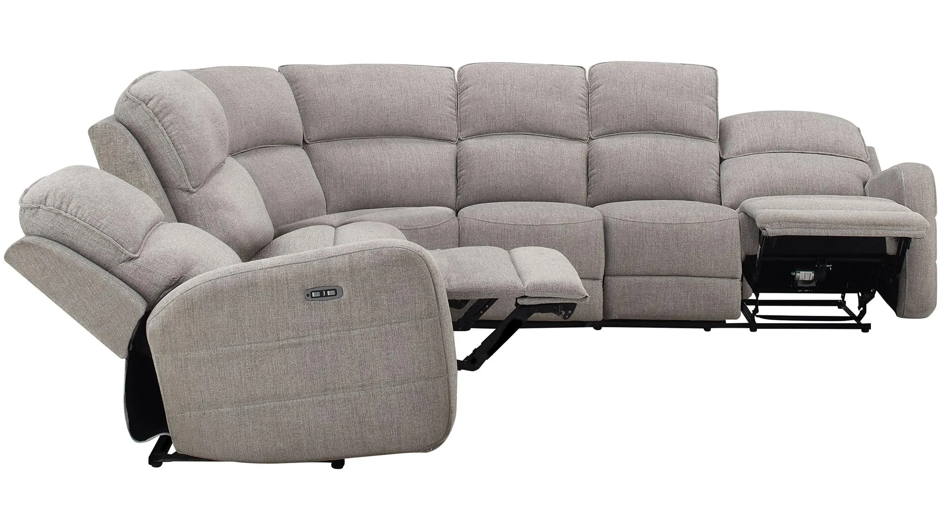 Everitt Chenille 4-pc. Power Sectional | Raymour & Flanigan
