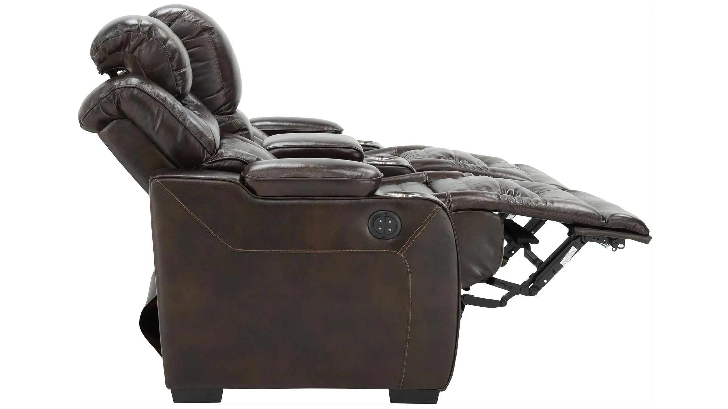 Othello Dual Power Console Loveseat | Raymour & Flanigan