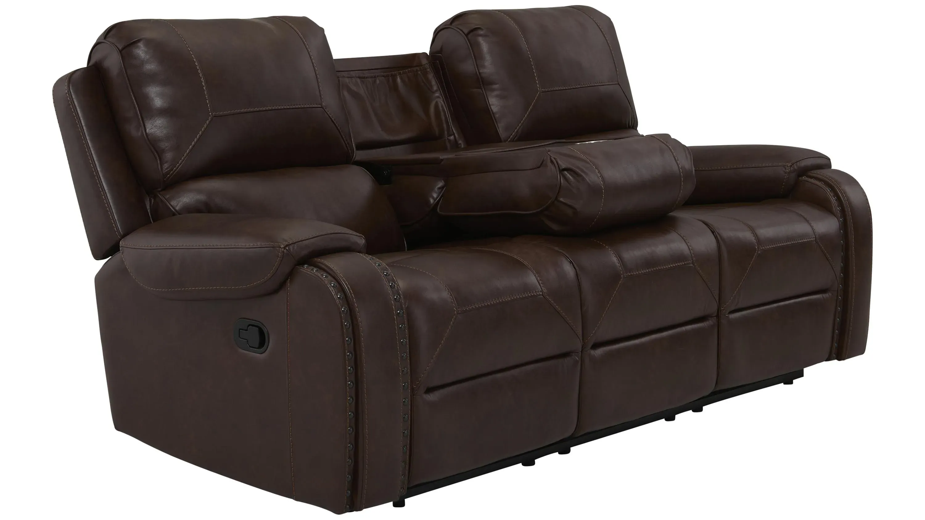 Landon Reclining Sofa w/ Drop Down Table